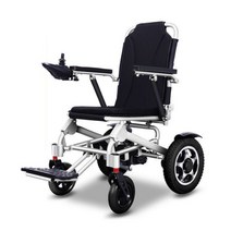 전동휠체어 노인 장애인 경량 접이식 전동휠체어 재활보행기, 호화형 20A 30km 리튬