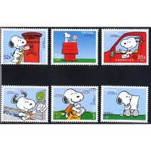 [BKstamp0040외국우표] 포르투갈 스누피 6종완(2000년)