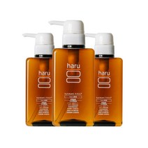 haru(하루) kurokami 스컬프 아미노산계 샴푸 [감귤계400ml×3개] 린스 컨디셔너 불필요 [천연 유래논 실리콘] 무첨가 과일 400밀리리터 (x 3)