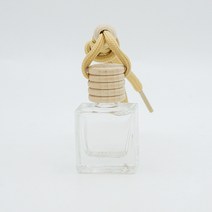 차량용 디퓨저 용기 5mm 직사각 우드캡, 2개