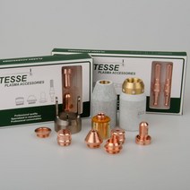 용접 토치 열 역학 플라즈마 드래그 실드 컵 차폐 팁 절단 가우징 옴 클립 커터 sl60 sl100 9-8244 9-8237 9-8218, 20개