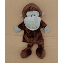 마리오네트인형 꼭두각시 인형 마리오네트 인형극 35cm 만화 동물 손 부모-자식 게임 만화 동물 사자 코끼리 돼지 달래기 장난감 어린이를위한 생일 선물, 연노랑