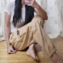스키니어 밴딩 카고팬츠 건빵주머니 밀리터리 조거팬츠