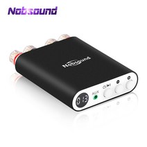 Amplifier 증폭기 앰프 nobsound ta-21 미니 블루투스 5.0 dsp 디지털 스테레오 오디오 수신기 tpa3221 통합 파워 100w + 100w