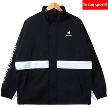 르꼬끄 공용 누보 컬러블록 자켓 QN123TJK13-BLK