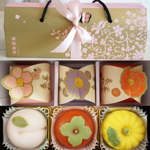 안솝 선물추천 화과자 비누3구 선물세트 수제비누, 1개