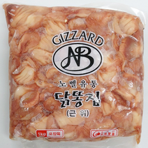 노벨유통 닭똥집 1kg 국내산 근위 냉동 모래집 닭근위볶음, 1개