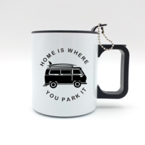 스텐이중 머그컵 캠핑머그컵 주문제작 밴 라이프, 오른쪽