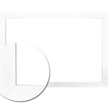 디자인 우드화이트액자 내경 380x520mm 500피스 직소퍼즐 사진액자