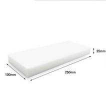 독일산 멜라민폼 무세제 청소 스폰지 클리너 흰색 25cm 얇은