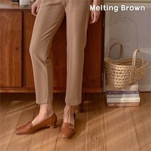 로즈블로썸 멜팅브라운 데일리 여성 단화 슬림 스퀘어토 로퍼 3color (8878348)