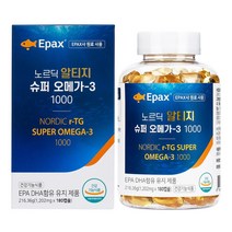 [마더네스트] EPAX 노르딕 알티지 슈퍼 오메가-3 1000 180캡슐 2박스 (12개월분), 단품, 단품