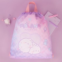 신발주머니 몰랑 캔디양면보조가방