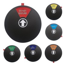 프라이버시 사인 방해 금지 표지판 부재 중 Please Knock Sign In a Meeting 사무실 사무실용 회의 표지판 (12.7cm(5인치) - 6가지 옵션 블랙), 5 INCH-6 Options