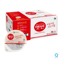 햇반 백미 205Gx36개, 205g