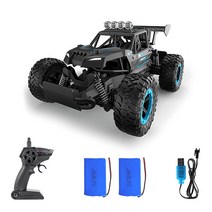 JJRC Q102 4륜구동 등반 레이싱 RC 카/1:16/독립 서스펜션/오프로드 험지 등반/RTR, 2개, 블루
