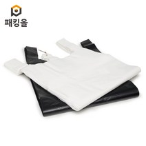 패킹올 특대형 손잡이 흰색비닐봉투, 70매, 30L