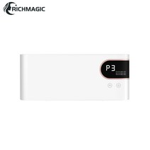 RichMagic 공기청정기 가정용 화장실 탈취 차량용 냄새제거 음이온 정화기, 흰색