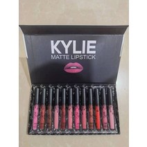 매트 립 글 세트 방수 오래 지속되는 보습 립스틱 튜브 여성 틴트 코메틱 메이크업 12 개/1, [01] 1 Set