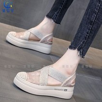 셀럽당 펀칭 통굽 캐주얼 운동화 여성화 여름 통굽 샌들