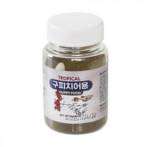 AquaStar YB 구피치어 사료 45g 열대어먹이 색상강화 구피키우기