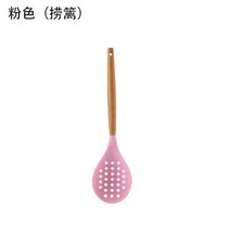 Holaroom-식품 등급 실리콘 주방 조리기구 뒤집기용 주걱 숟가락 나무 손잡이 실용적인 조리 도구 주방용품, 한개옵션1, 09 Sieve