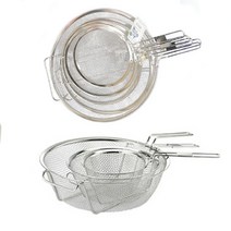 진성스타 튀김 원형 건지기 스텐 중 건지개 주방 9W429DA0, 1개