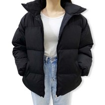 VANANA2 여성 겨울 기본 넥칼라 숏 패딩 JP