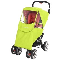 해피플러스 사계절 절충형 유모차커버 90 x 90 cm, 그린, 1개