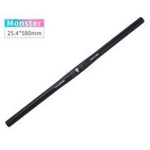 불혼바 자전거 부품 픽시 Mtb 초경량 핸들바 254mm x 540/580mm 크로스바 바이크 핸들 바 알루미늄 합금 라이저 스트레이트 사이클링, QX032 580mmBlack