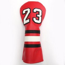 White 23 PU Leather Golf Club Headcover 460CC Driver Fariway Wood Hybird Cover, 02 Driver cover