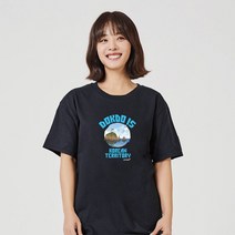 키밍 독도는 한국땅 그래픽 반팔티 사계절티셔츠