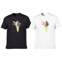 소다 디지털프린팅 인쇄티셔츠 커플티 반팔티 오버핏