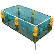 양어장 격리망 부표 주머니 치어 새우산란 사육망 미꾸라지, 2X2m 단일 레이어 1m 깊이