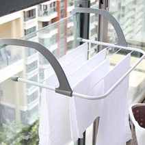 초미니 건조대 난간 간이 걸이식 빨래 베란다 고시원필수템 대학기숙사준비물, 랜덤발송