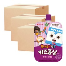 브레드이발소 키즈홍삼 포도야채 100ml 10입 3박스