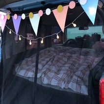 카니발 모기장 더뉴 올뉴 그랜드 KA4 카니발 차박 차량용품 트렁크 방충망, 올뉴/더뉴카니발, 2열슬라이드도어(운전석), 큰가방