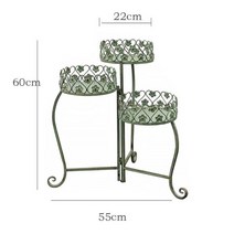 앤틱 화분선반 철제 쉐비 엔틱 가든 발코니 인테리어, 그린플라워