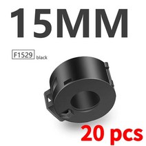 자석 마그네틱 링 필터 간섭 방지 실드 탈착식 EMC 내경 3.5mm 5 7 9 11 13 15mm 스냅 디가우징 20 개, [07] 15MM  x20pcs, [01] 20 Pcs