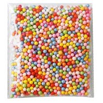 핸디몰 칼라스치로폼 공 5mm(선물포장 유리병장식등), 칼라혼합