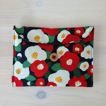 [바보사랑] 생리대파우치만들기 매직파우치 미니동백 원단선택, 상품선택:가든플라워베이지