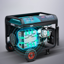 파워 3/5/6/8/10KW 소형 가솔린 발전기 220V 가정용 380V 무소음, 3.5KW 전기 시동 220V (가솔린 모델)