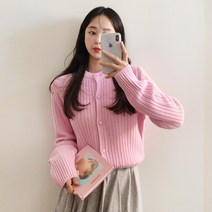 심플큐티 베이직 소프트 니트 가디건(knit769)