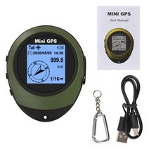 gps추적기 차량용 위치 소형 미아방지 강아지 차량 GPSLEEPEE-위성 GPS 포지셔너 버클 포함 핸드헬드 미니, 01 Cyan-blue