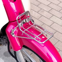 21-23 혼다 슈퍼커브110 프론트 캐리어 바구니 짐대 크롬, 프론트 캐리어 + 프론트 바구니