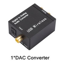 블루투스DAC 디지털-아날로그 오디오 변환기 rca rl 출력 오디오 어댑터 dac 증폭기 상자 동축 광 spdif atv dac 디코더, 하얀
