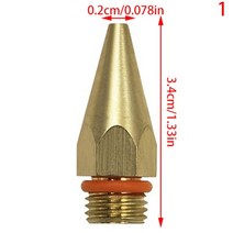 미니글루건 실리콘총 핫멜트 무선글루건 실리콘건 글루건 1pc 노즐 순수 구리 노즐 긴 짧은 소구경 대구경 노즐, n1