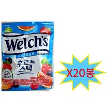 웰치스 후르트 젤리, 25g, 20개