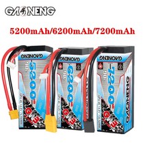 RC 무선원래 GNB 4S 14.8V 5200mAh/6200mAh/7200mAh 90C 하드 케이스 LiPo 배터리 레이싱 등산 RC 자동차, 01 14.8 볼트_02 5200MaH 90C XT60