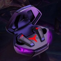 무선인이어 이어폰 블루투스 t33 tws 게임용 헤드셋 무선 저지연 음질 소음 제거 호환 5.2 헤드폰, 노란색 업그레이드